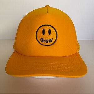 DREW Bright Yellow Emblem Trucker Cap